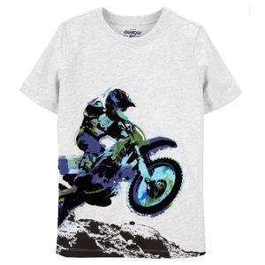OshKosh Boys MotoCross Dirt Bike Tee Shirt